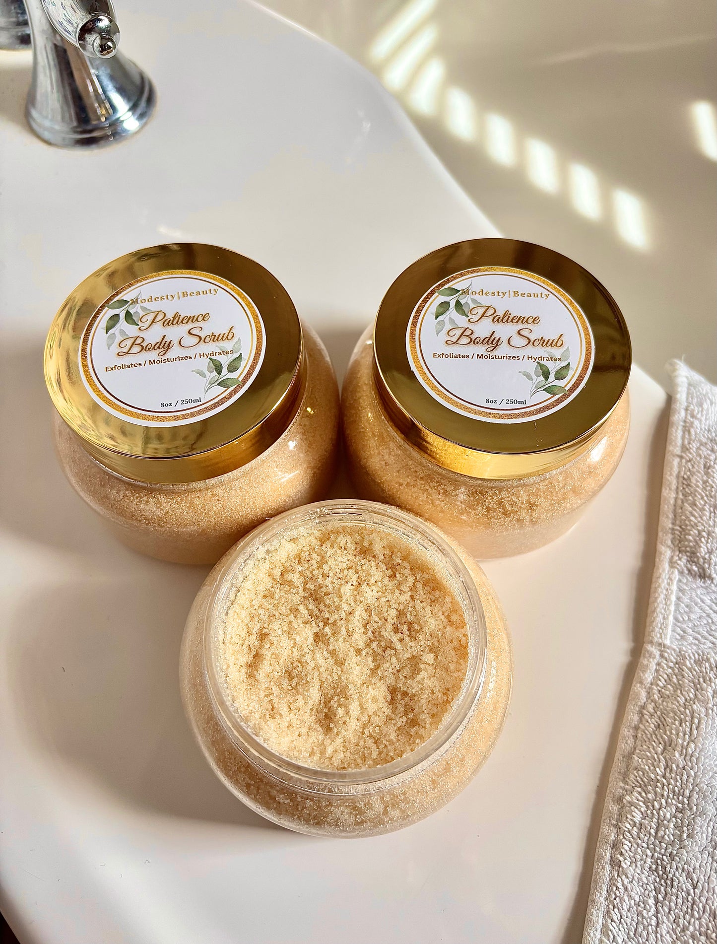 Patience | Sandalwood & Jojoba Body Scrub