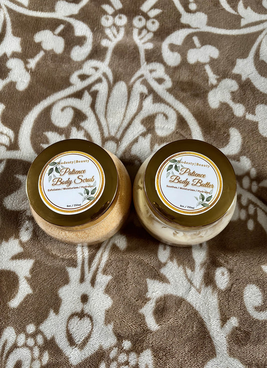 Patience Body Scrub & Body Butter